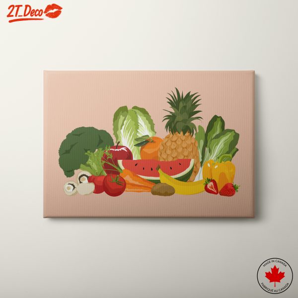 Colorful Abstract Food Art Print