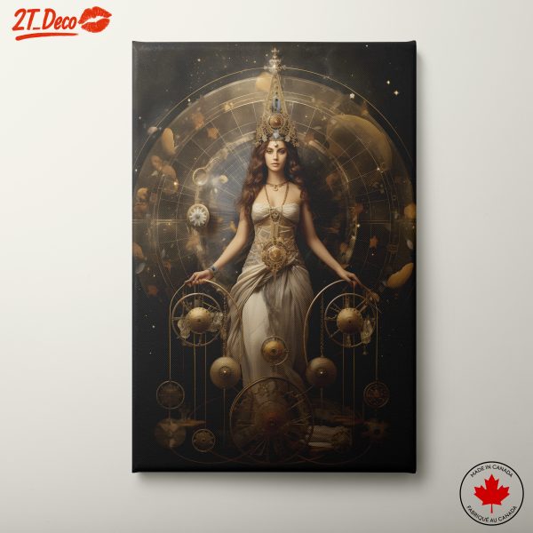Celestial Fantasy Portrait of a Timekeeper