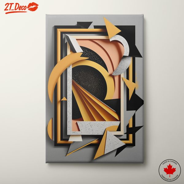Dynamic Abstract Composition with Bold Shapes 2
