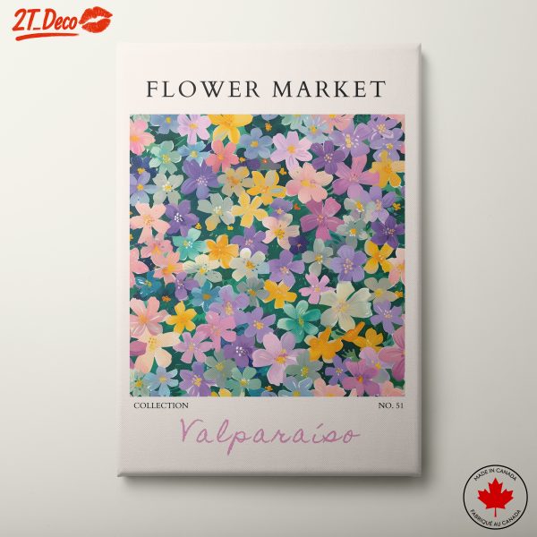 Colorful Floral Artwork from Flower Market