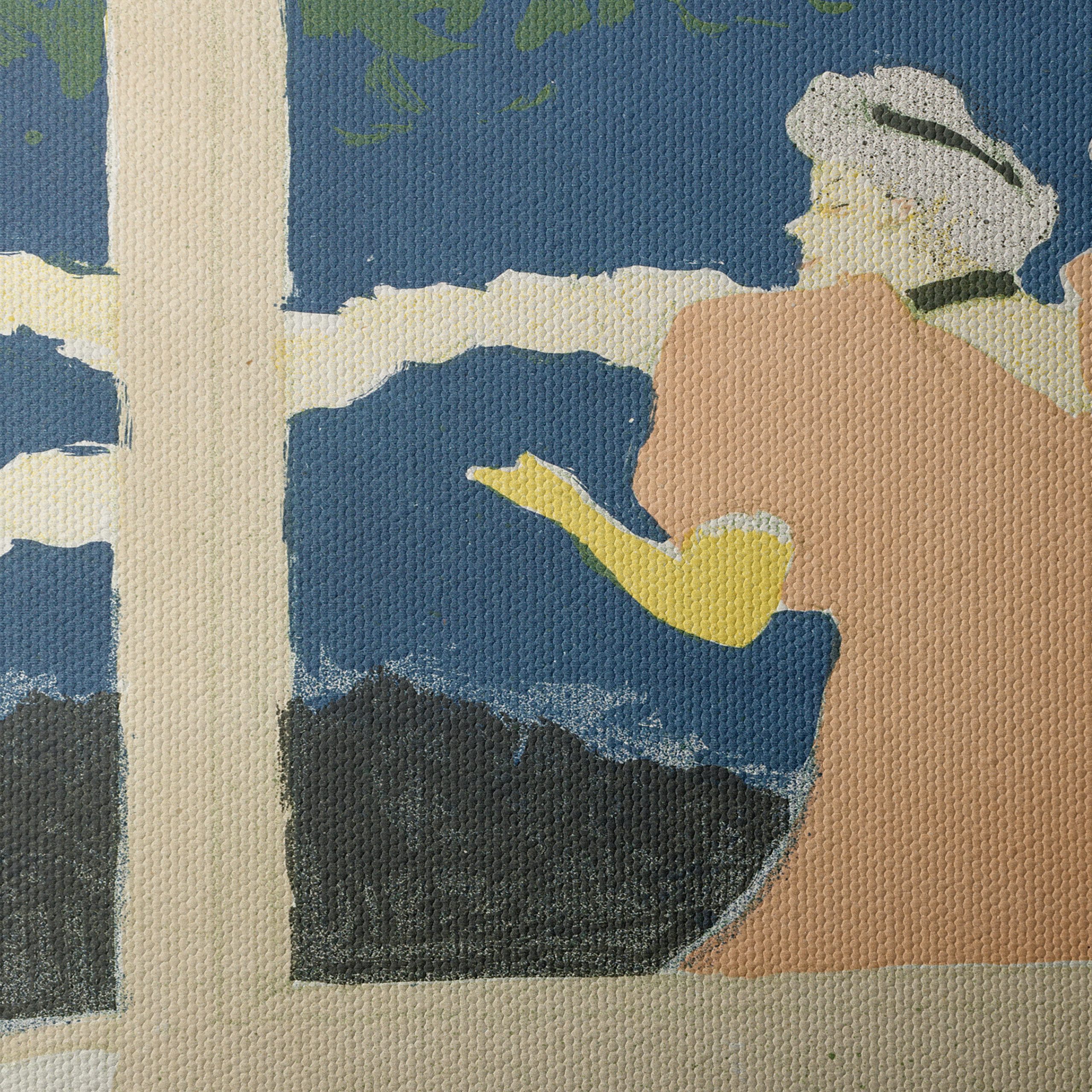 Woman in Pink Dress Gazing Out the Window - Image 4