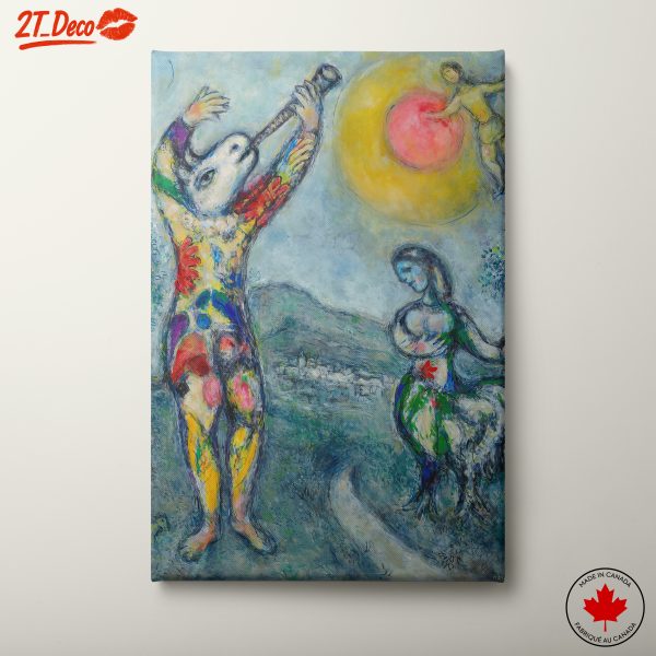 Whimsical Abstract Art Featuring Colorful Characters