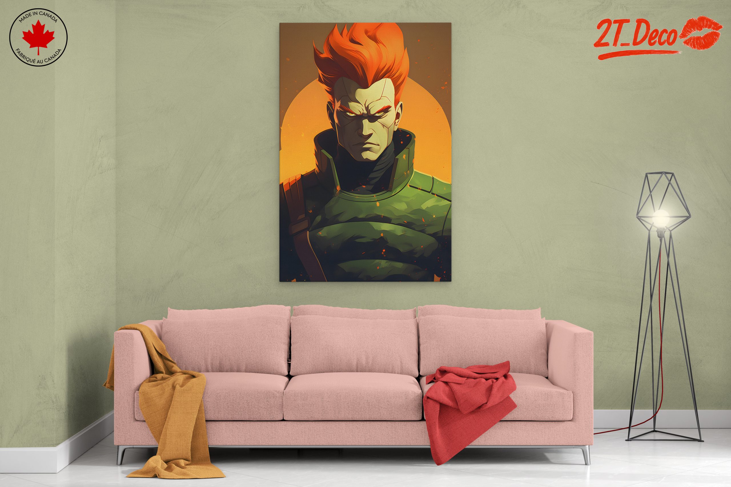 Striking Contemporary Character Art Display - Image 2
