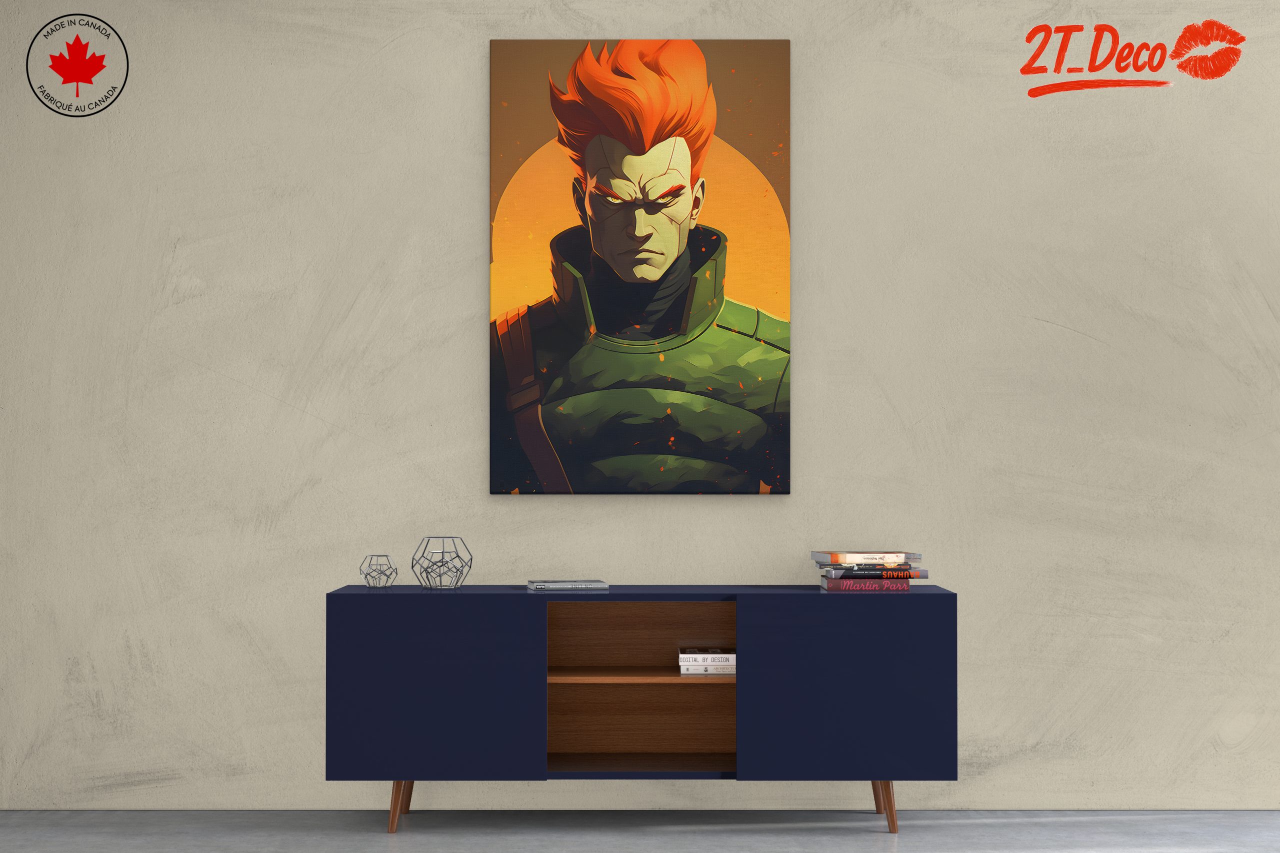 Striking Contemporary Character Art Display - Image 3