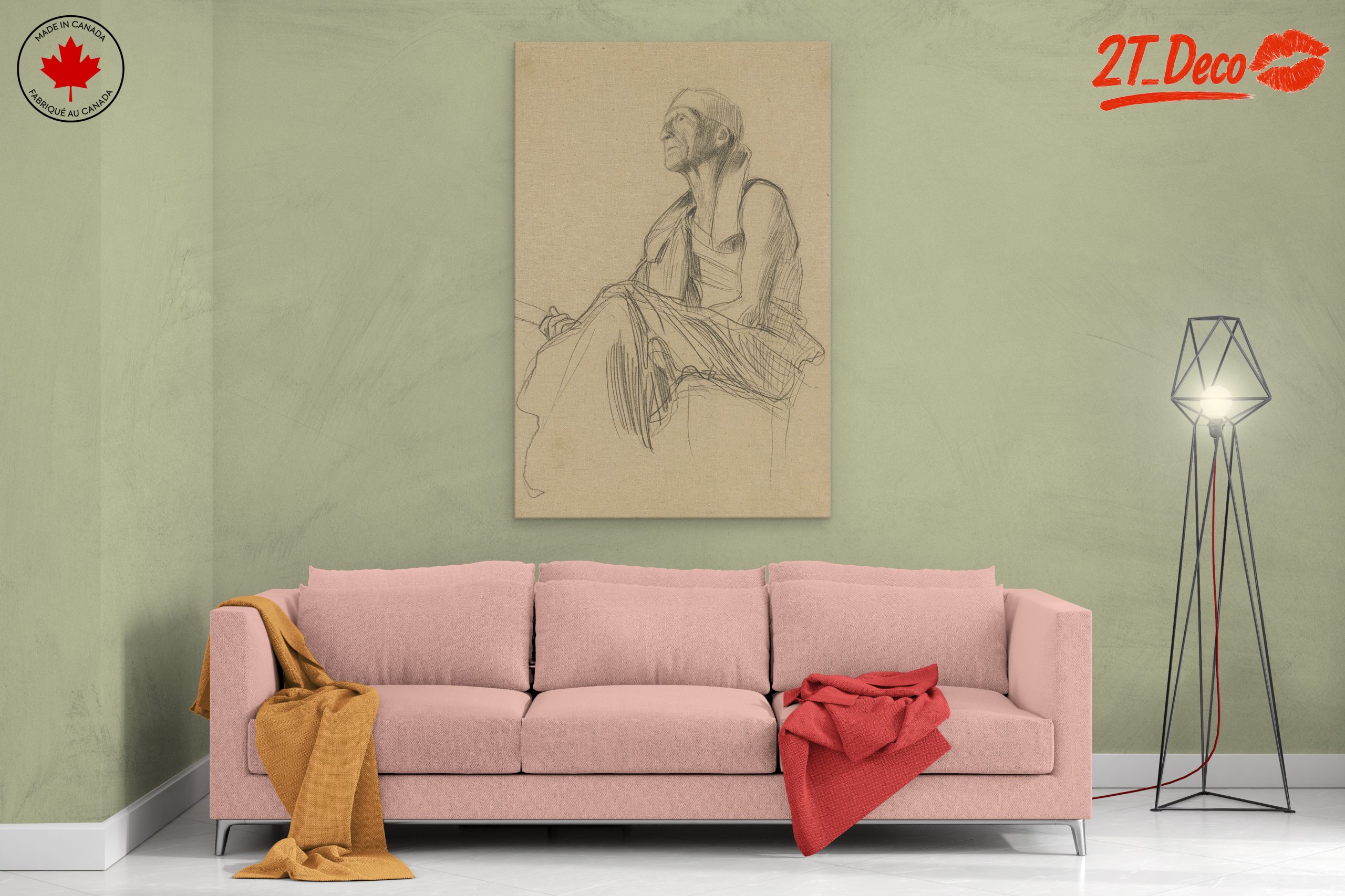 Stylized Contemporary Portrait of an Elderly Subject - Image 2