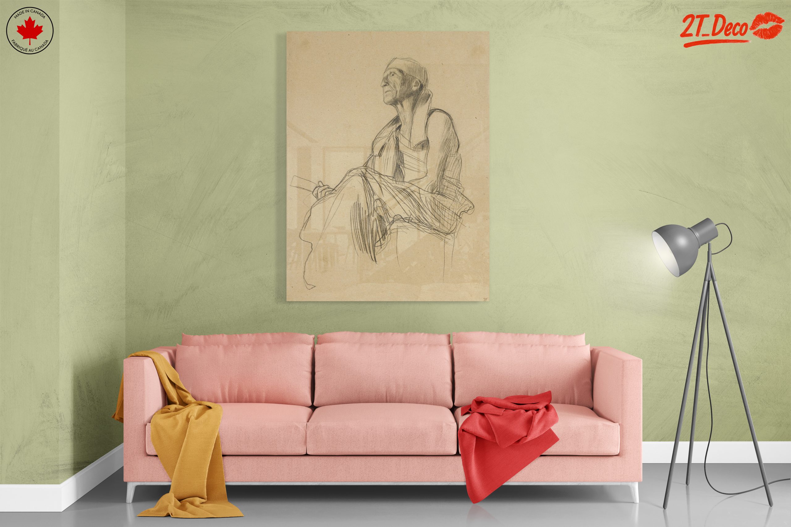 Stylized Contemporary Portrait of an Elderly Subject - Image 7
