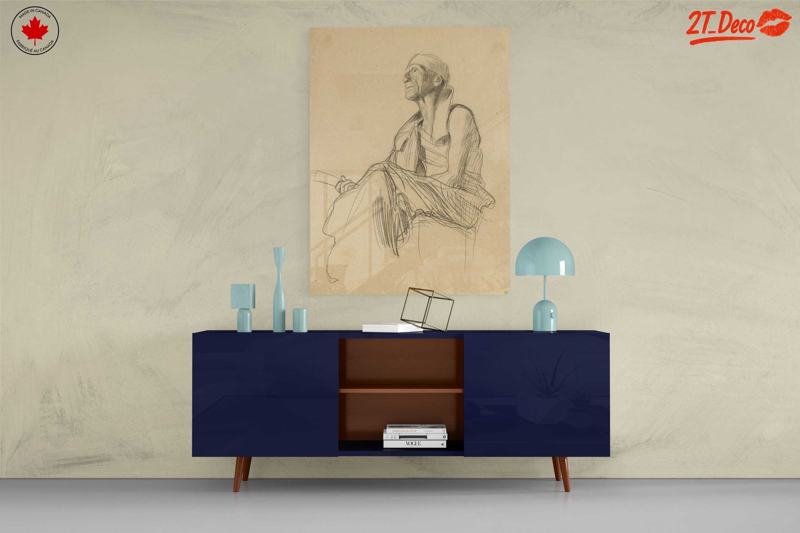 Stylized Contemporary Portrait of an Elderly Subject - Image 8