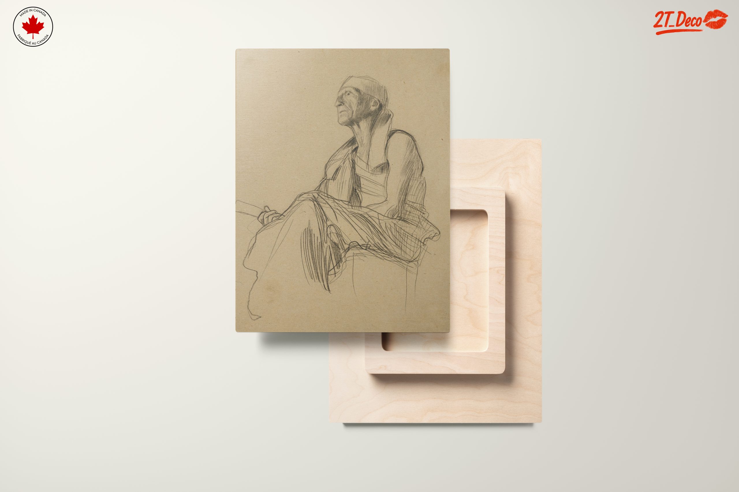 Stylized Contemporary Portrait of an Elderly Subject - Image 11