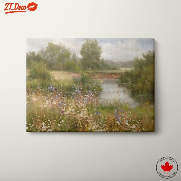 Serene Nature Landscape with Flowing Water 3