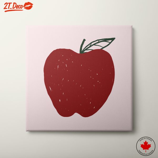 Stylized Abstract Apple Art