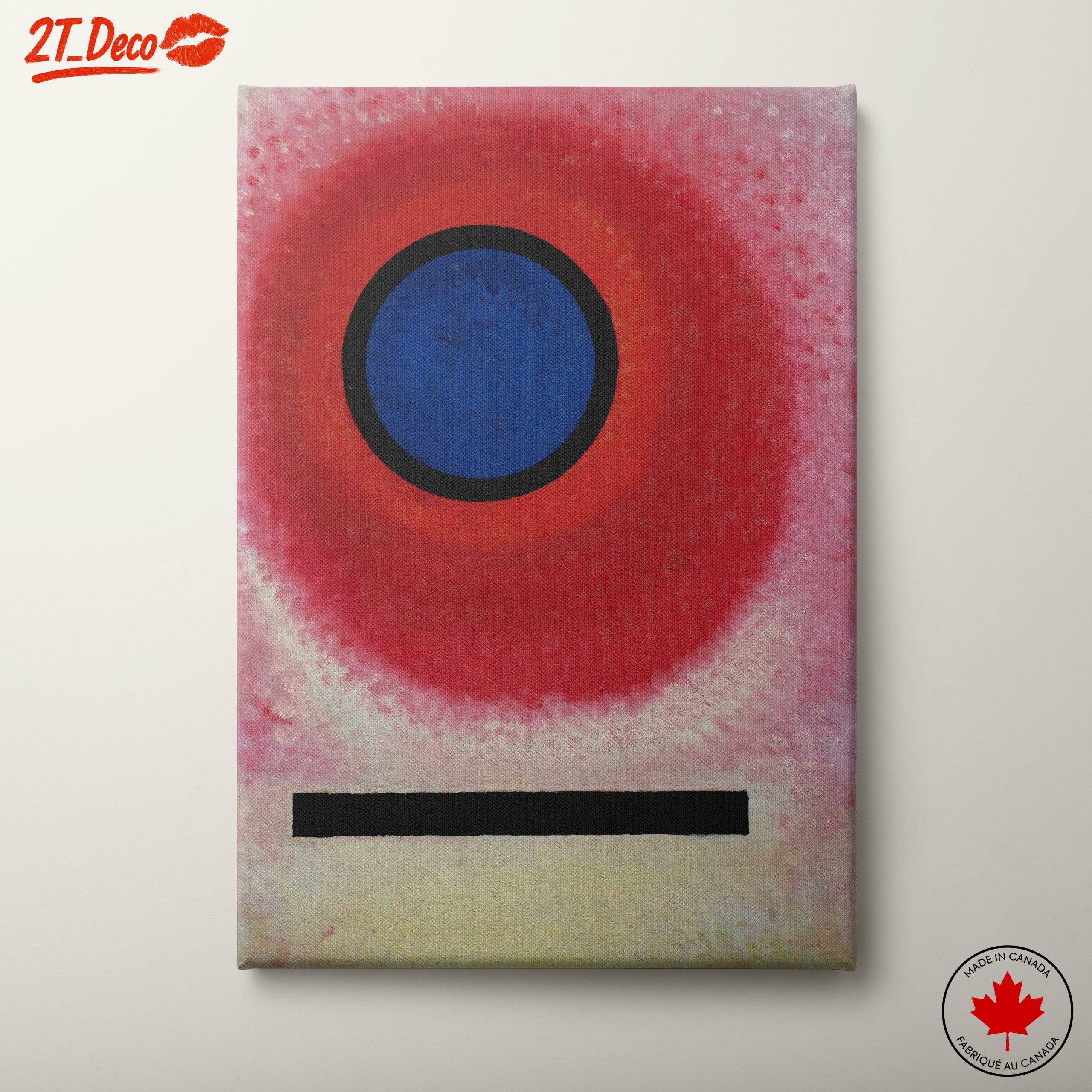 Vibrant Abstract with Circular Designs