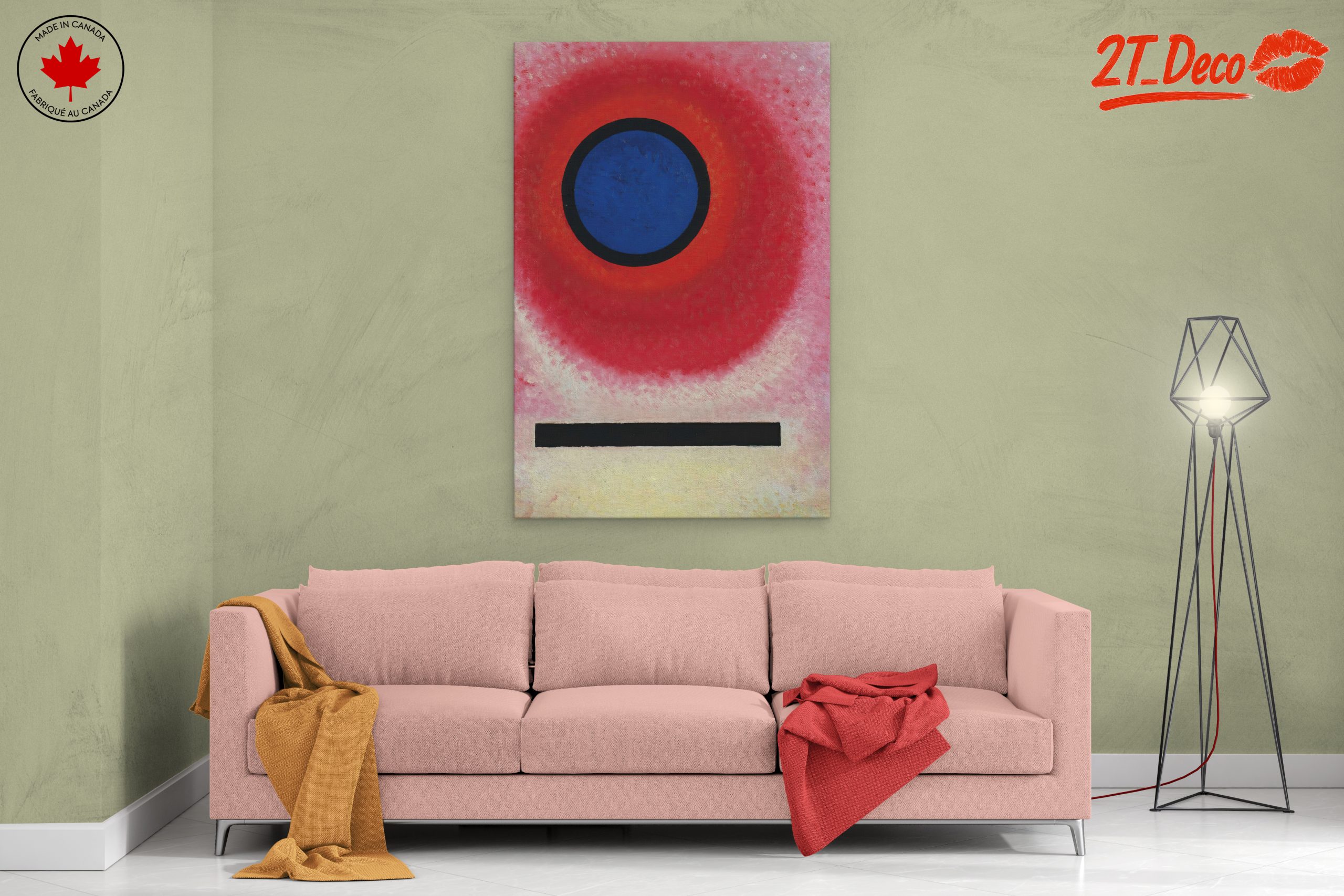 Vibrant Abstract with Circular Designs - Image 2