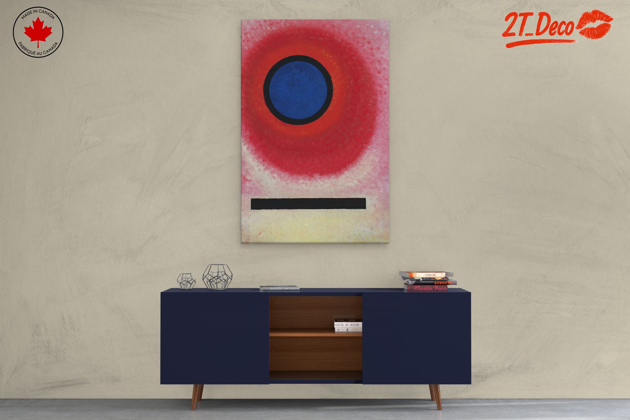 Vibrant Abstract with Circular Designs - Image 3