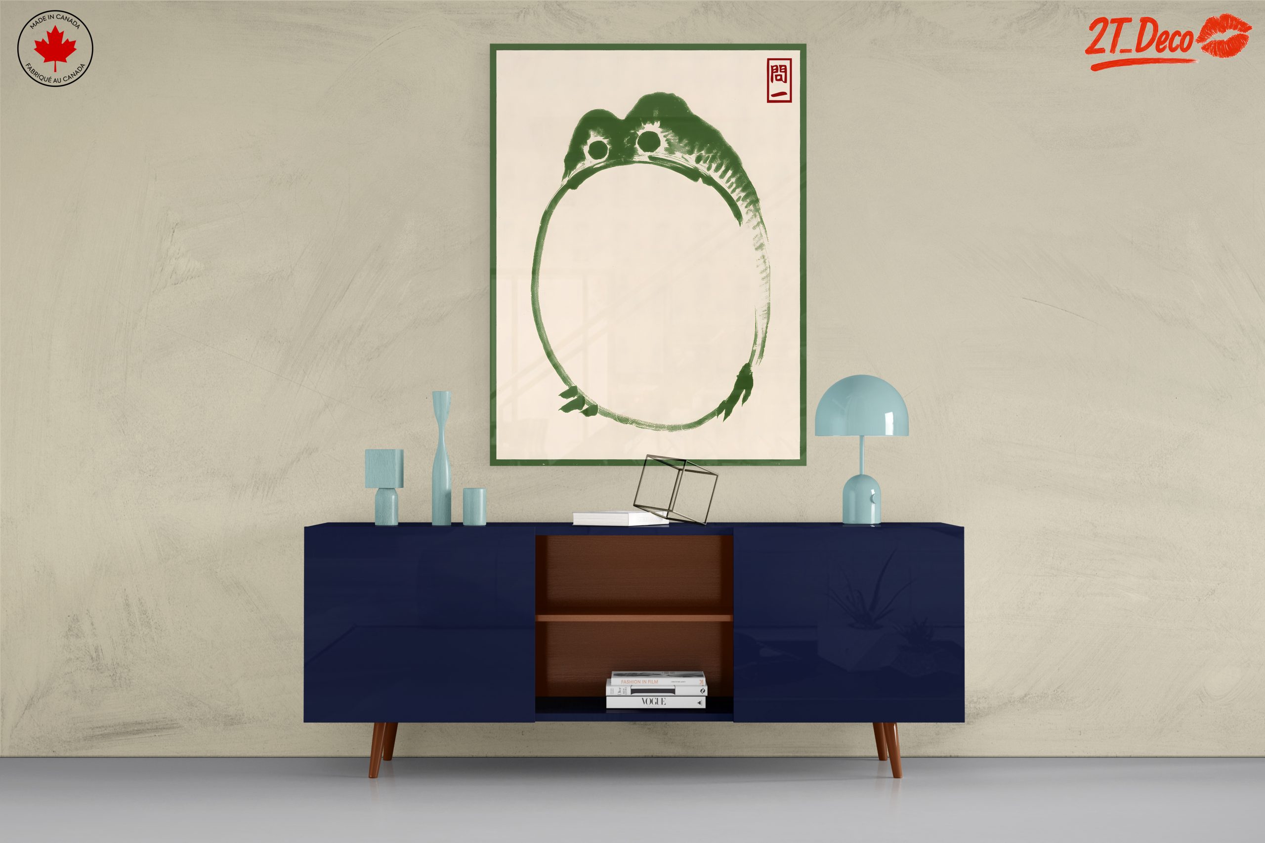 Stylized Frog Anatomical Illustration - Image 8