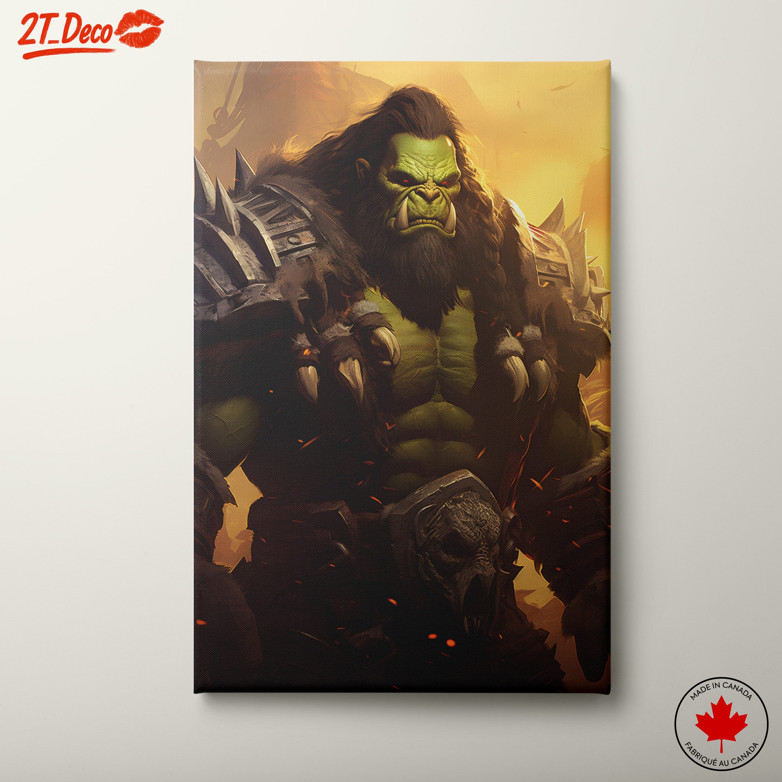 Imposing Fantasy Orc Character Art