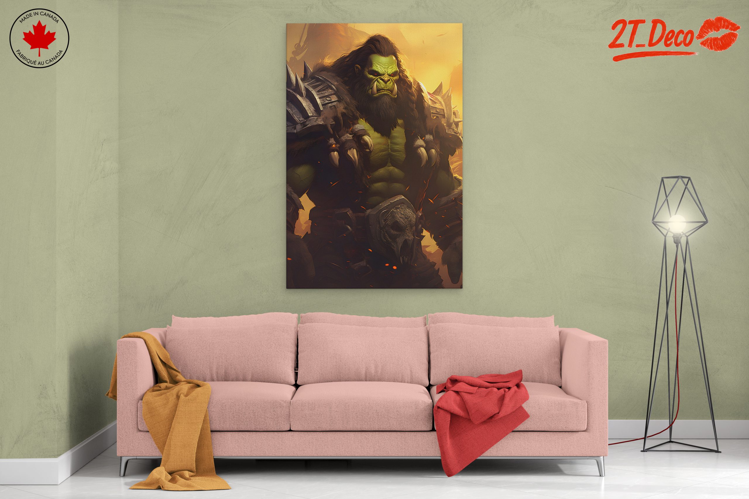 Imposing Fantasy Orc Character Art - Image 2