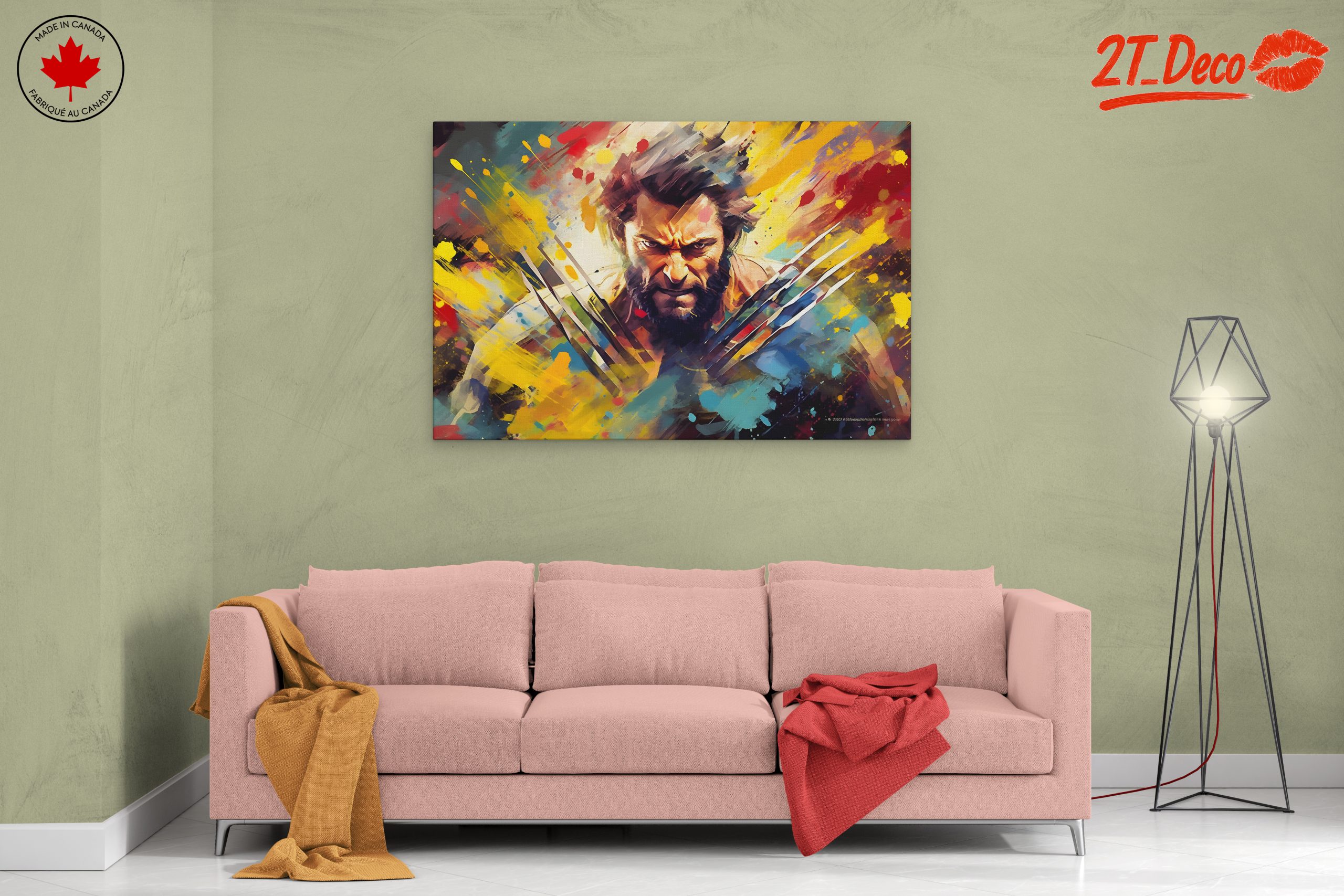Vibrant Contemporary Character Art Print - Image 2