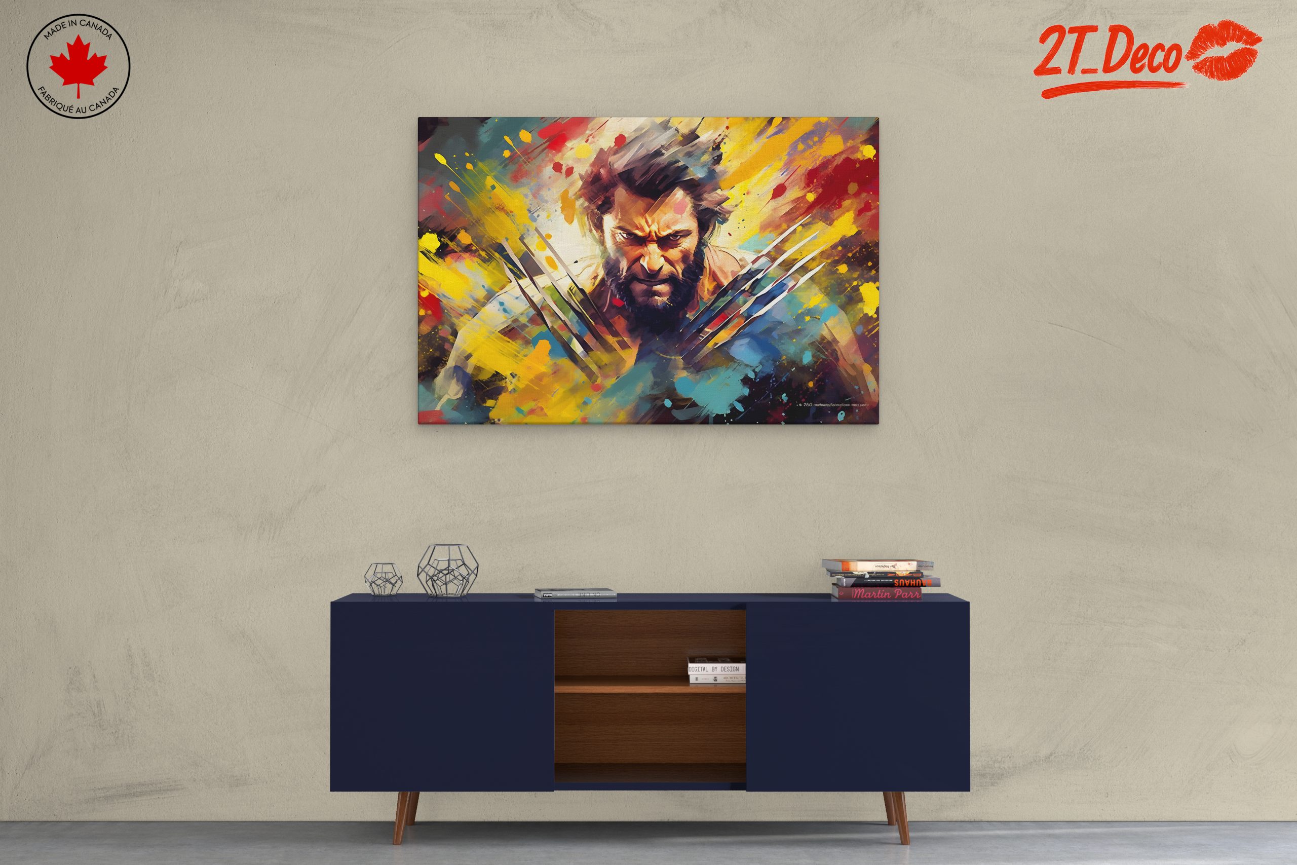 Vibrant Contemporary Character Art Print - Image 3
