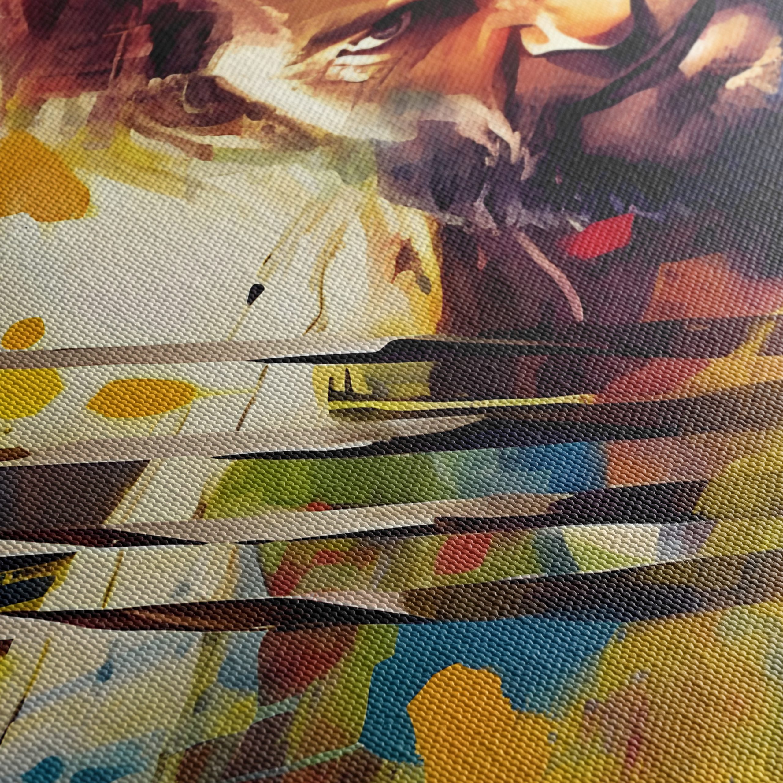 Vibrant Contemporary Character Art Print - Image 5