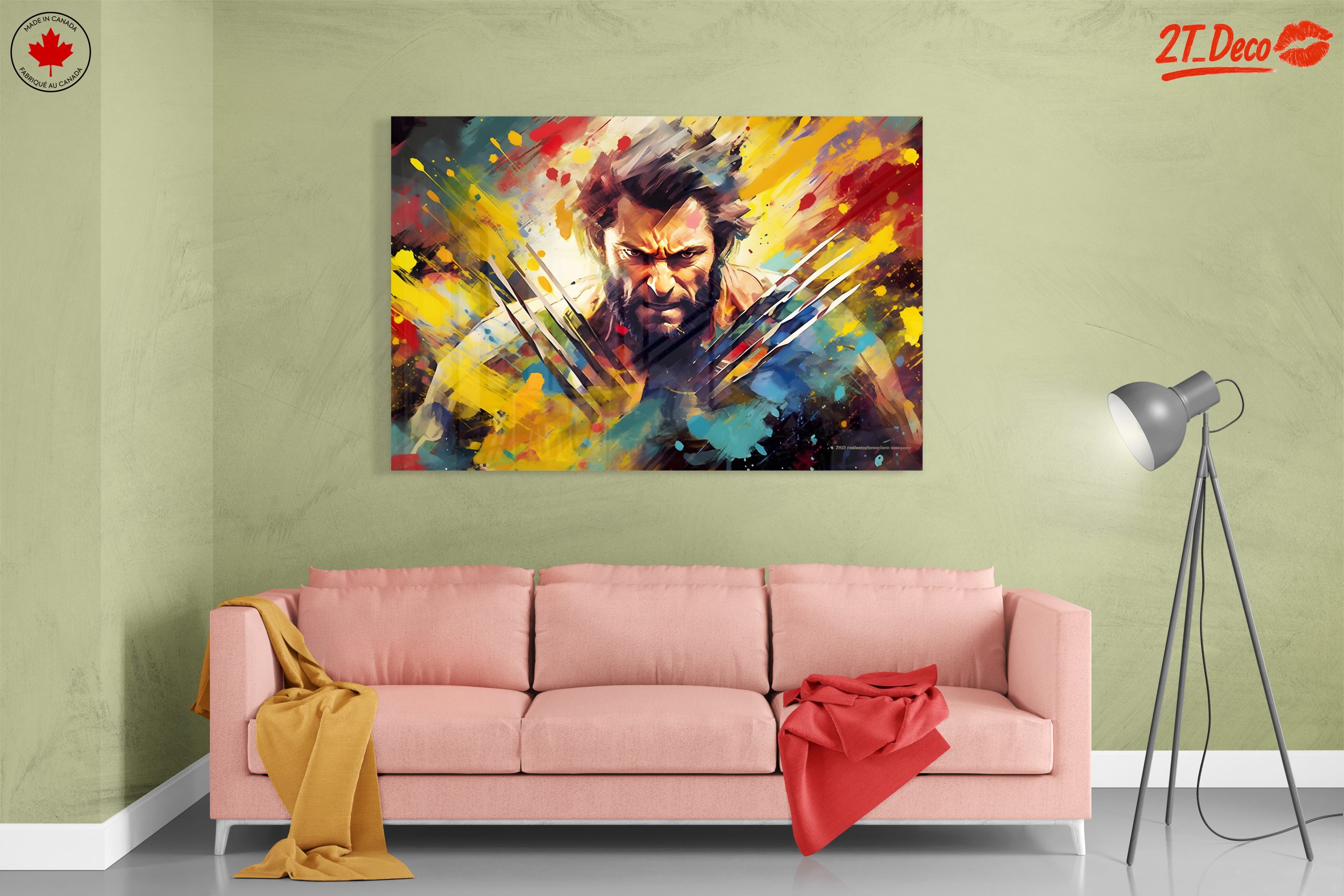 Vibrant Contemporary Character Art Print - Image 7