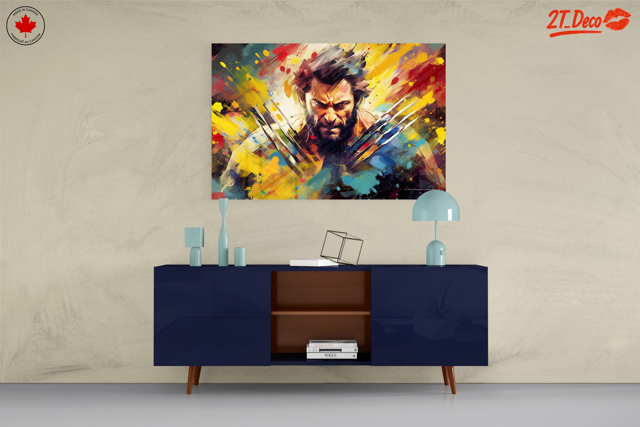 Vibrant Contemporary Character Art Print - Image 8