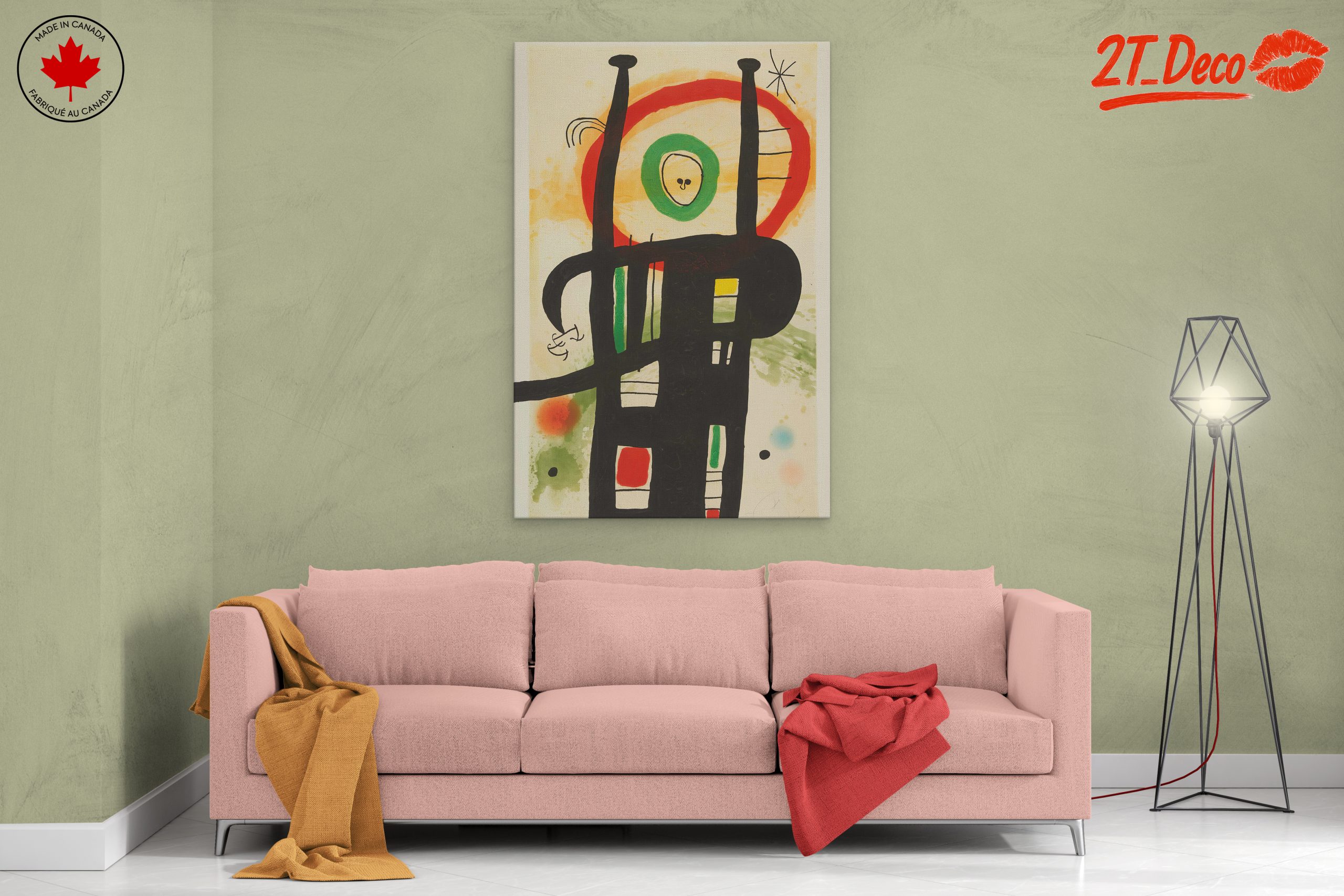 Vibrant Abstract Composition with Colorful Shapes - Image 2