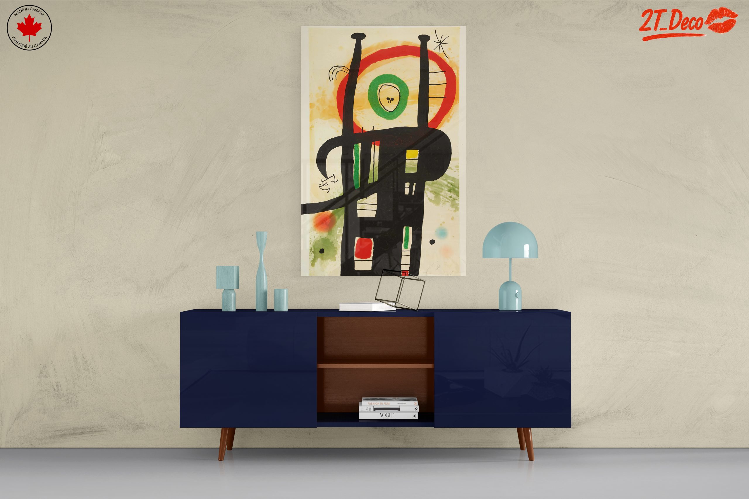 Vibrant Abstract Composition with Colorful Shapes - Image 8
