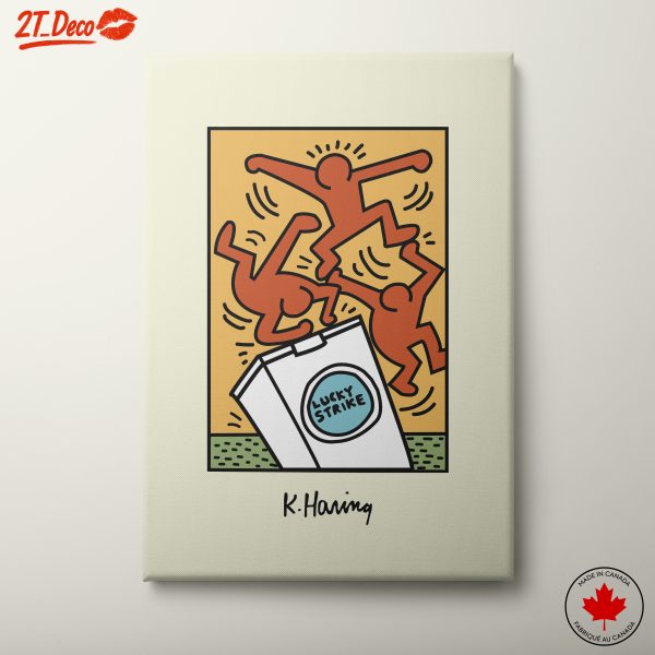 Colorful Contemporary Pop Art by K. Haring