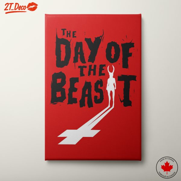 Abstract Horror Art Featuring Figure in Red