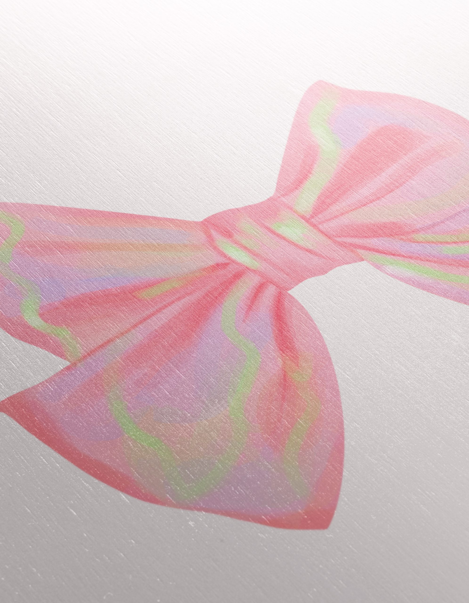 Whimsical Pink Bow Graphic Art - Image 12