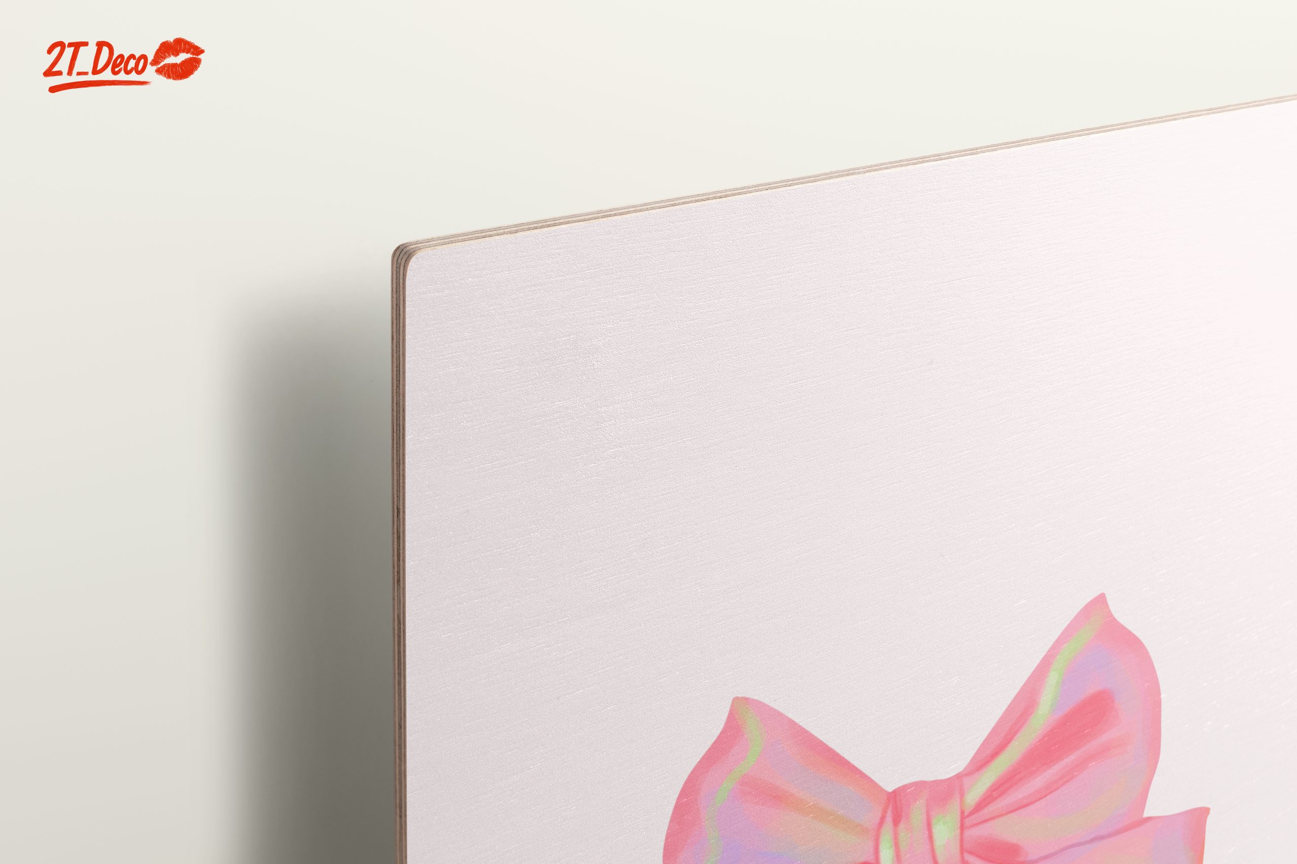 Whimsical Pink Bow Graphic Art - Image 15