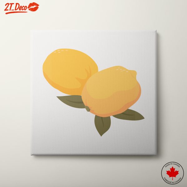 Stylized Abstract Lemons Art