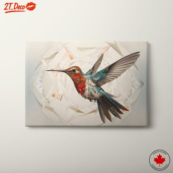 Colorful Hummingbird Art