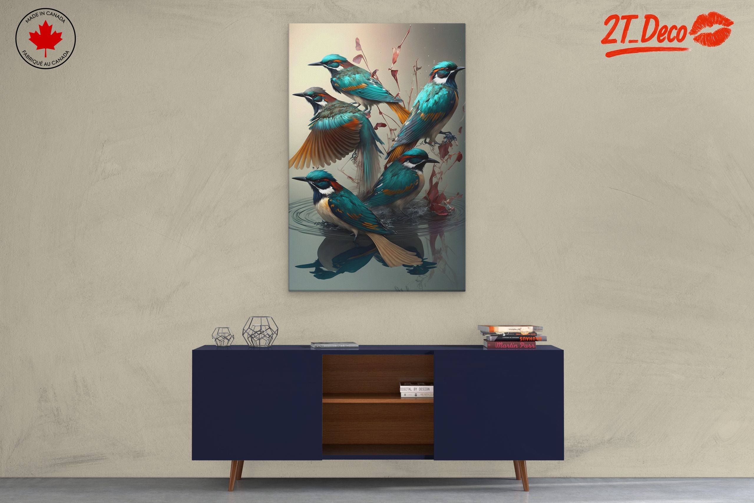 Vibrant Birds in a Natural Setting - Image 3