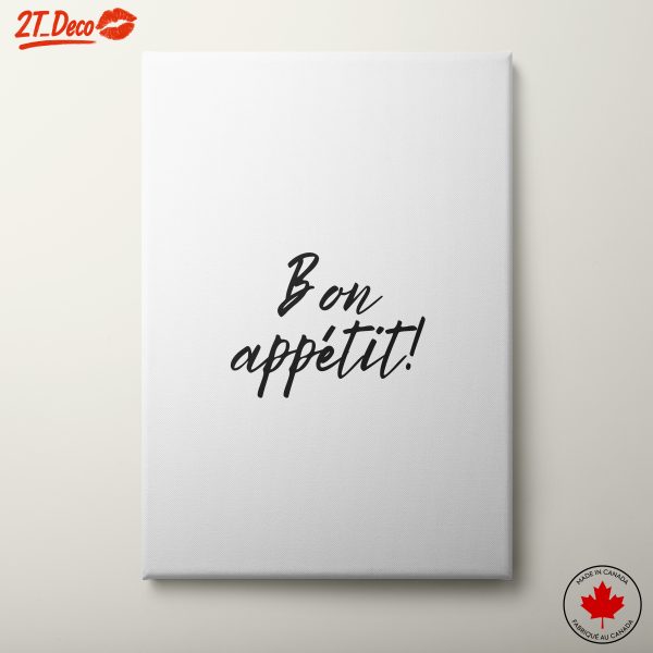 Bon Appétit Inspirational Quote Art 2