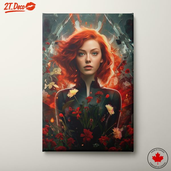 Floral Fantasy Character Art
