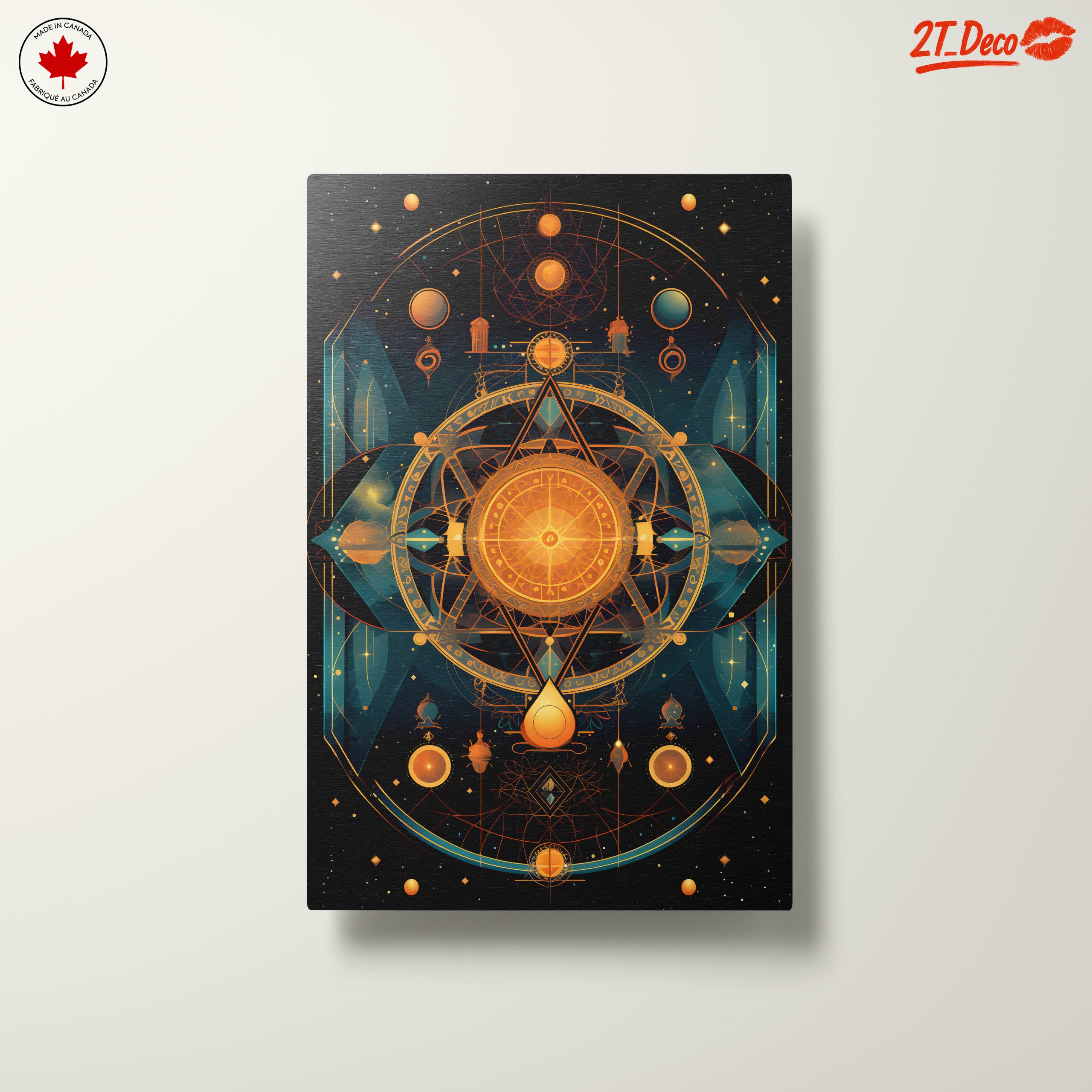 Celestial Abstract Design with Cosmic Elements - Image 10