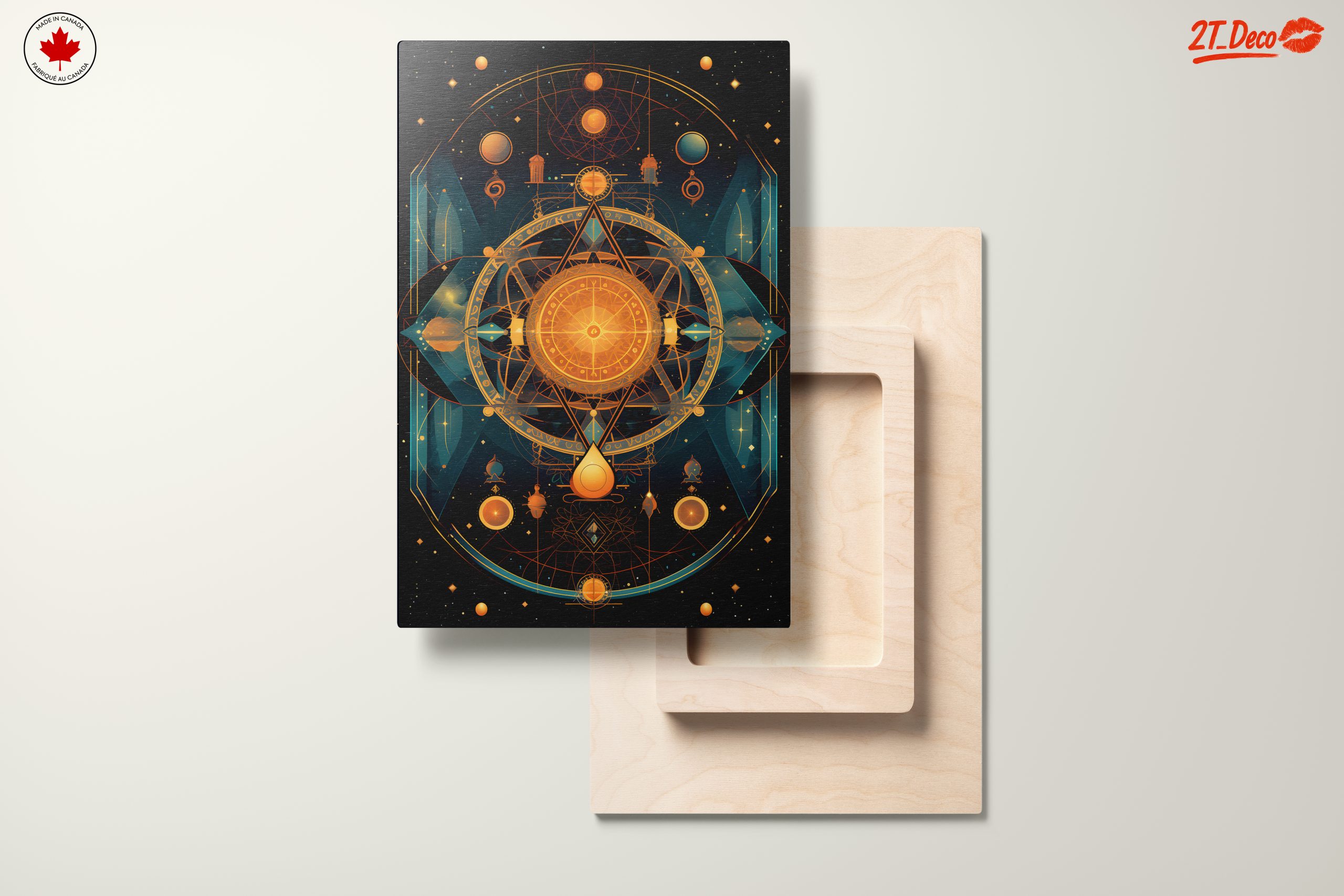 Celestial Abstract Design with Cosmic Elements - Image 11