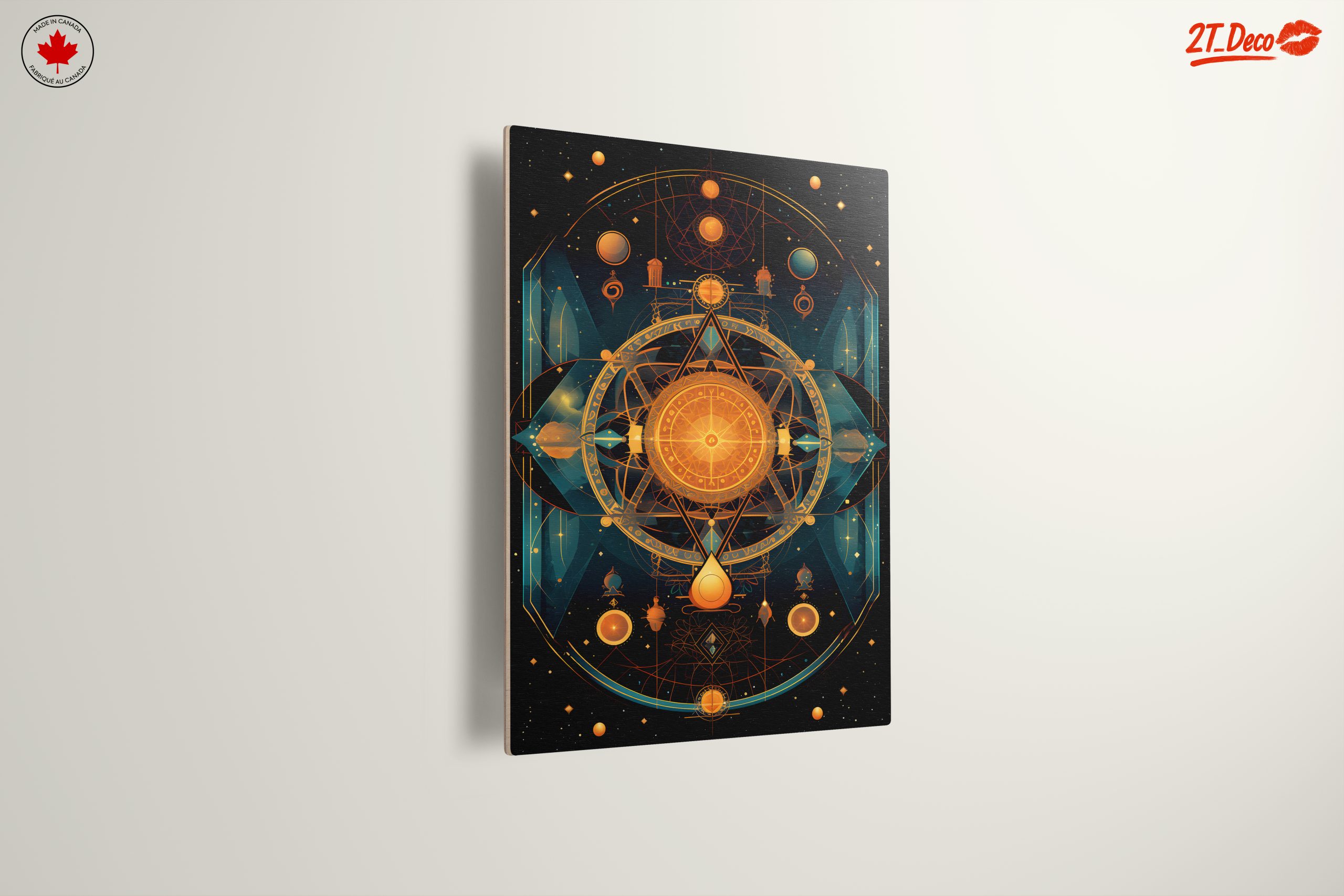 Celestial Abstract Design with Cosmic Elements - Image 13