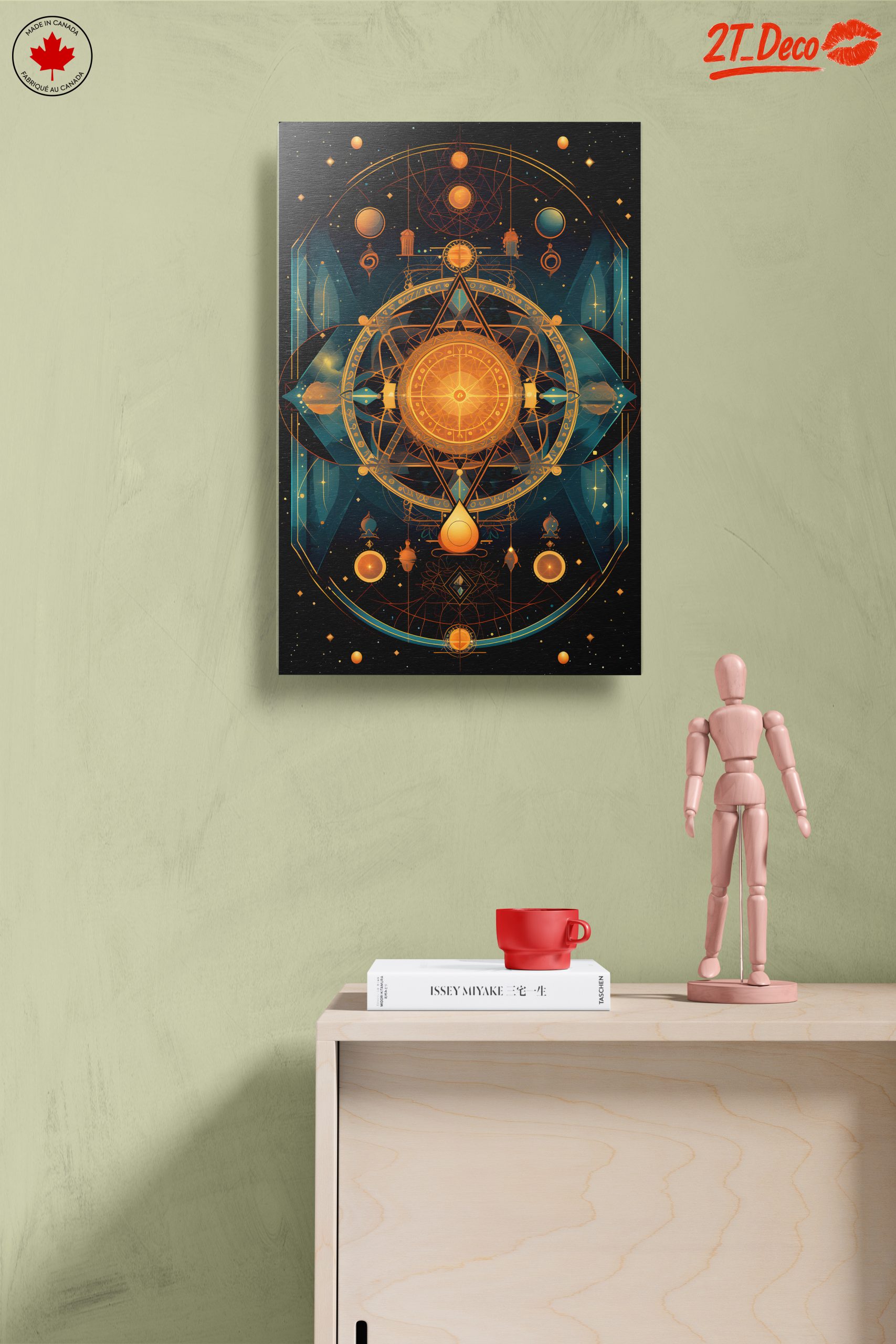 Celestial Abstract Design with Cosmic Elements - Image 14
