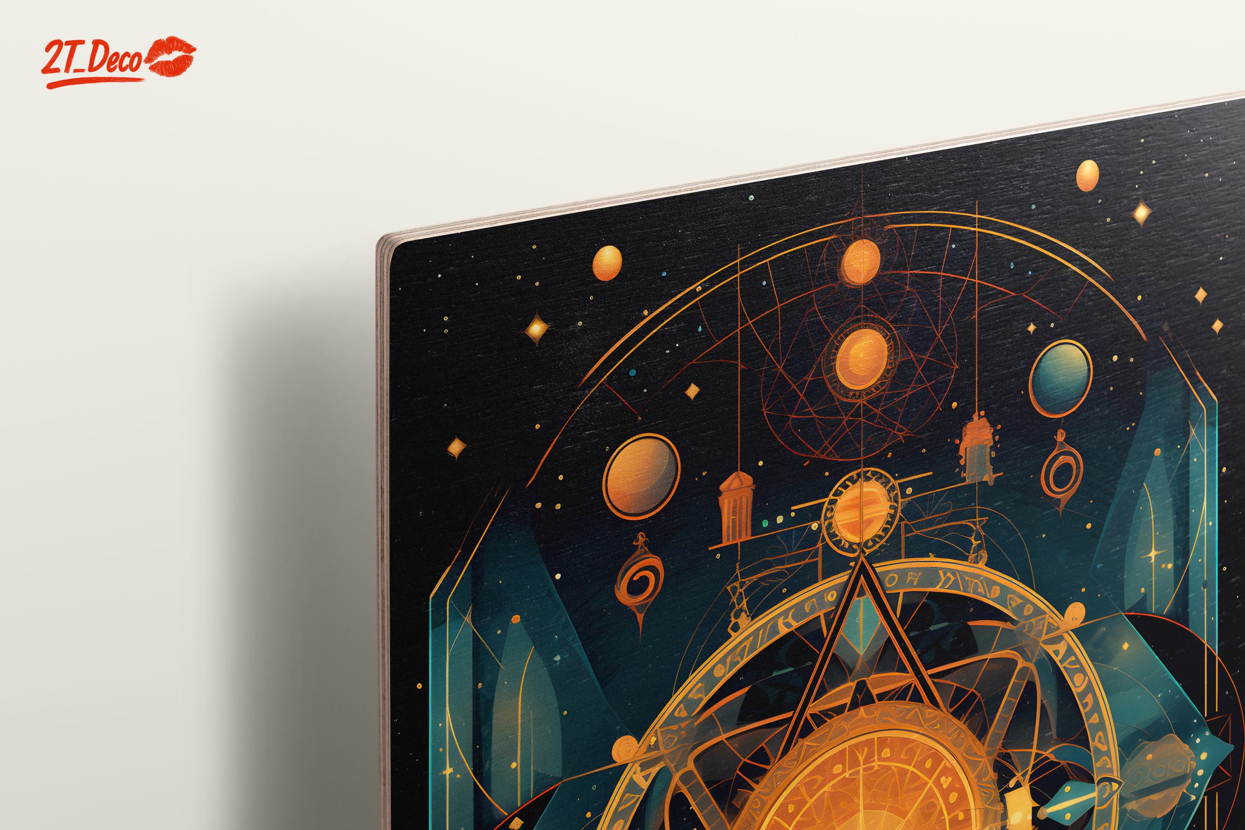 Celestial Abstract Design with Cosmic Elements - Image 15