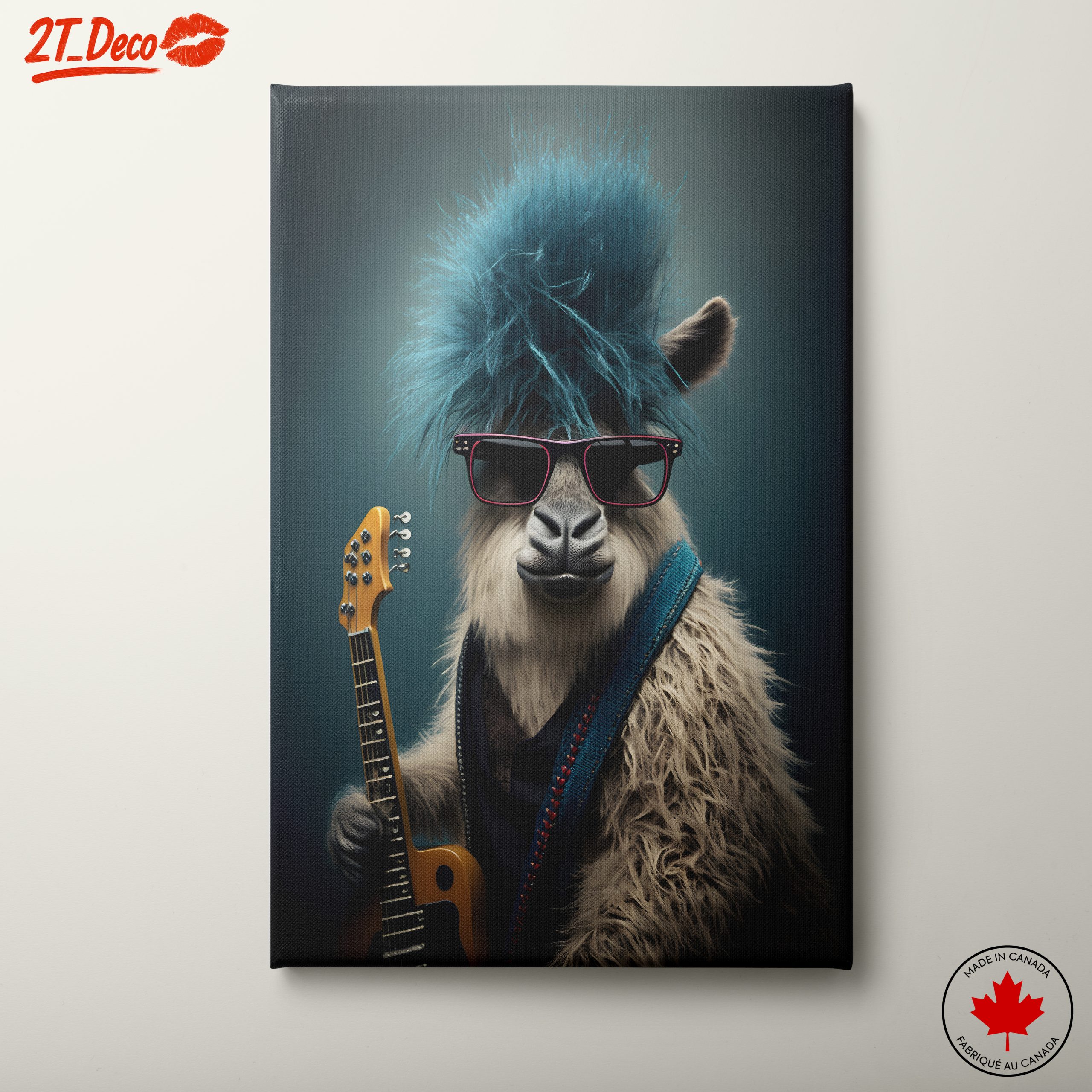 Rocking Animal with Electric Guitar