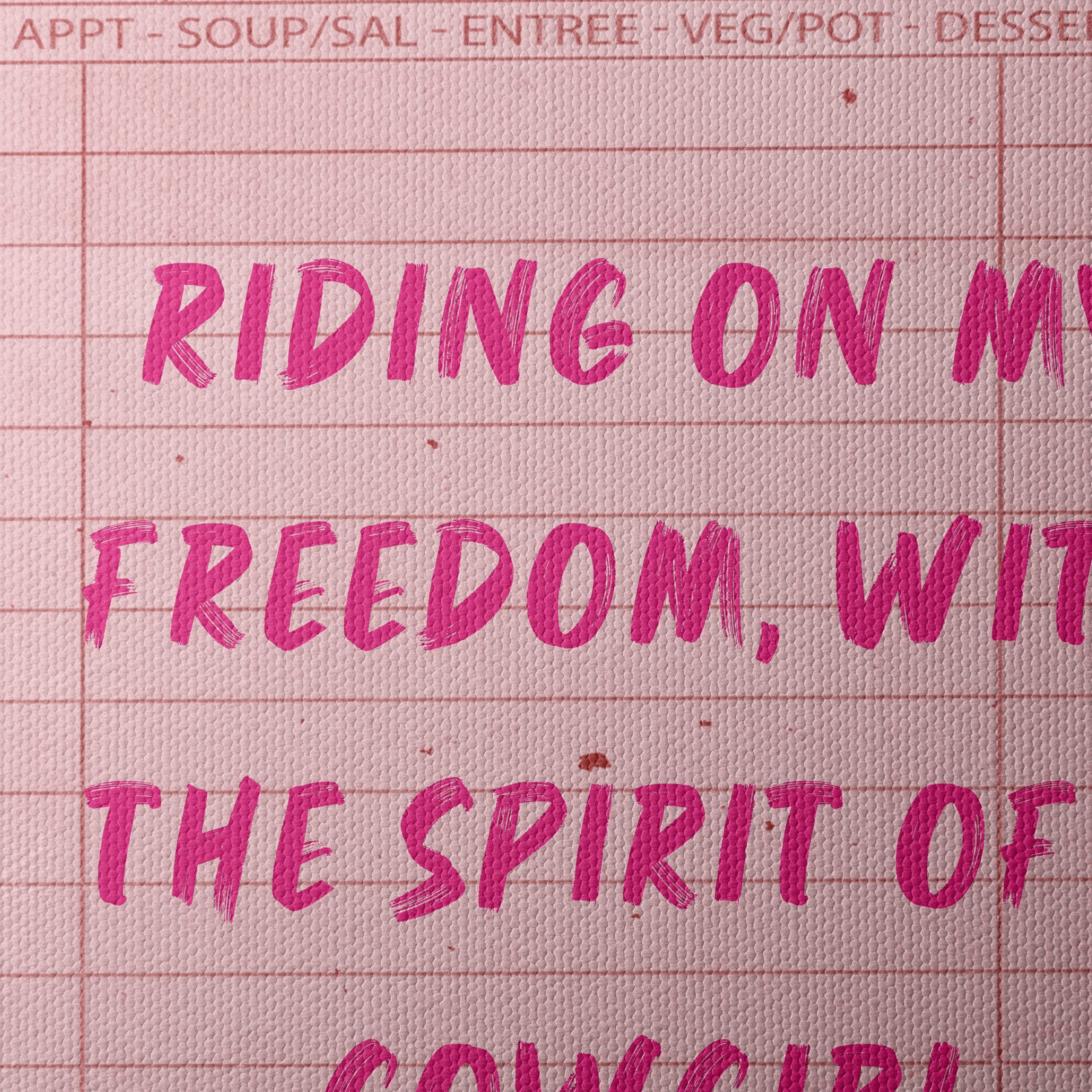 Cowgirl Spirit Guest Check Artwork - Image 4