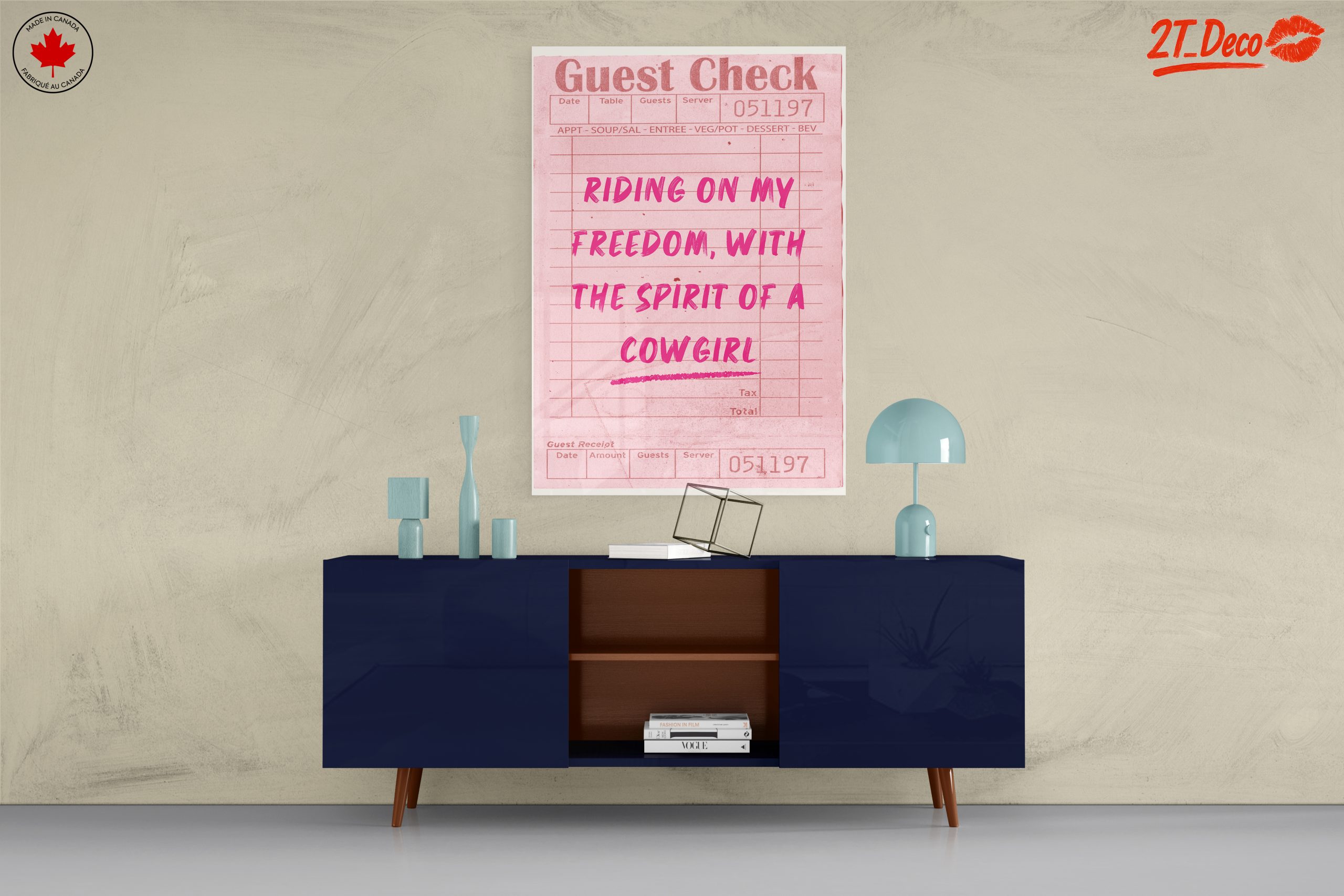 Cowgirl Spirit Guest Check Artwork - Image 8