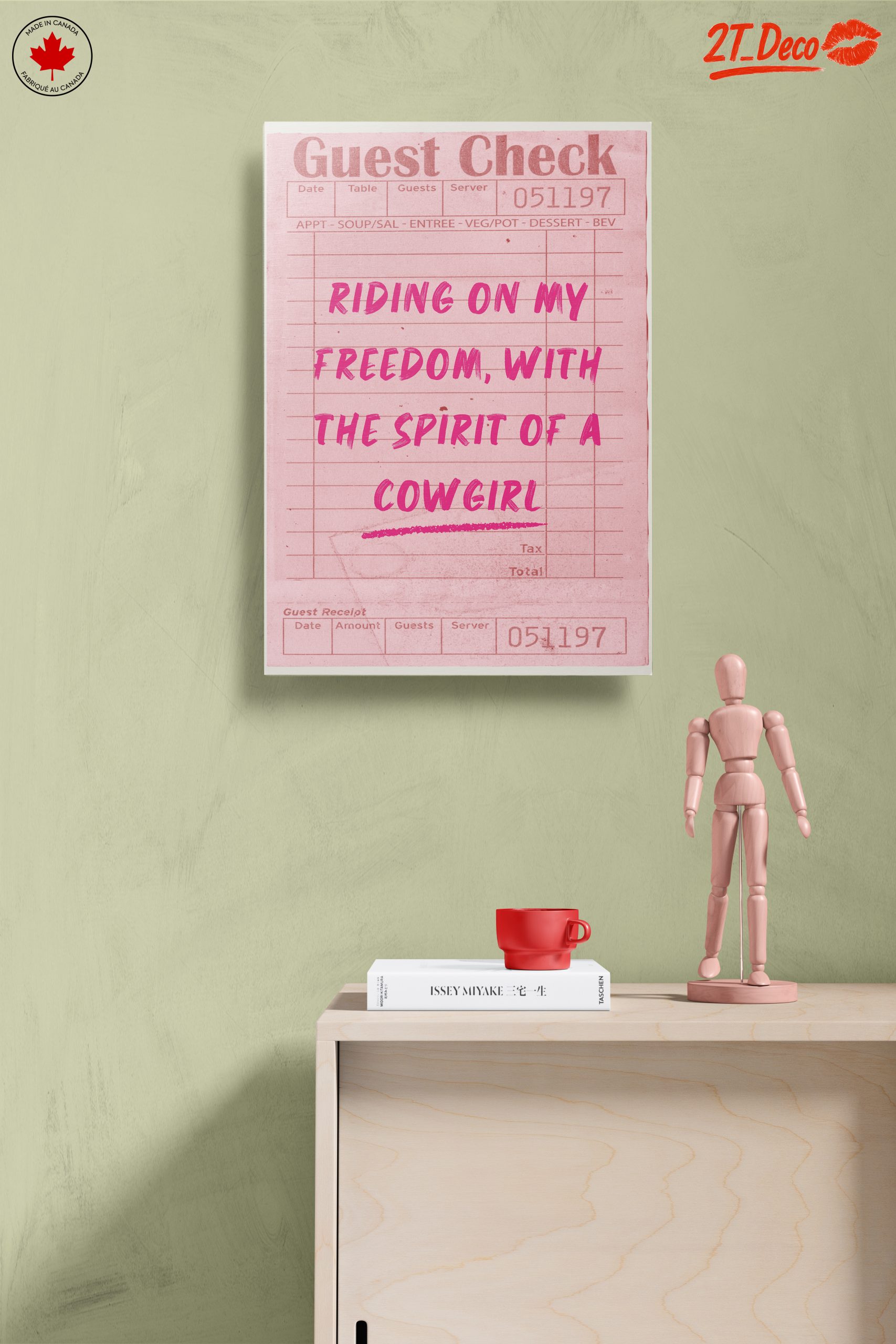 Cowgirl Spirit Guest Check Artwork - Image 14