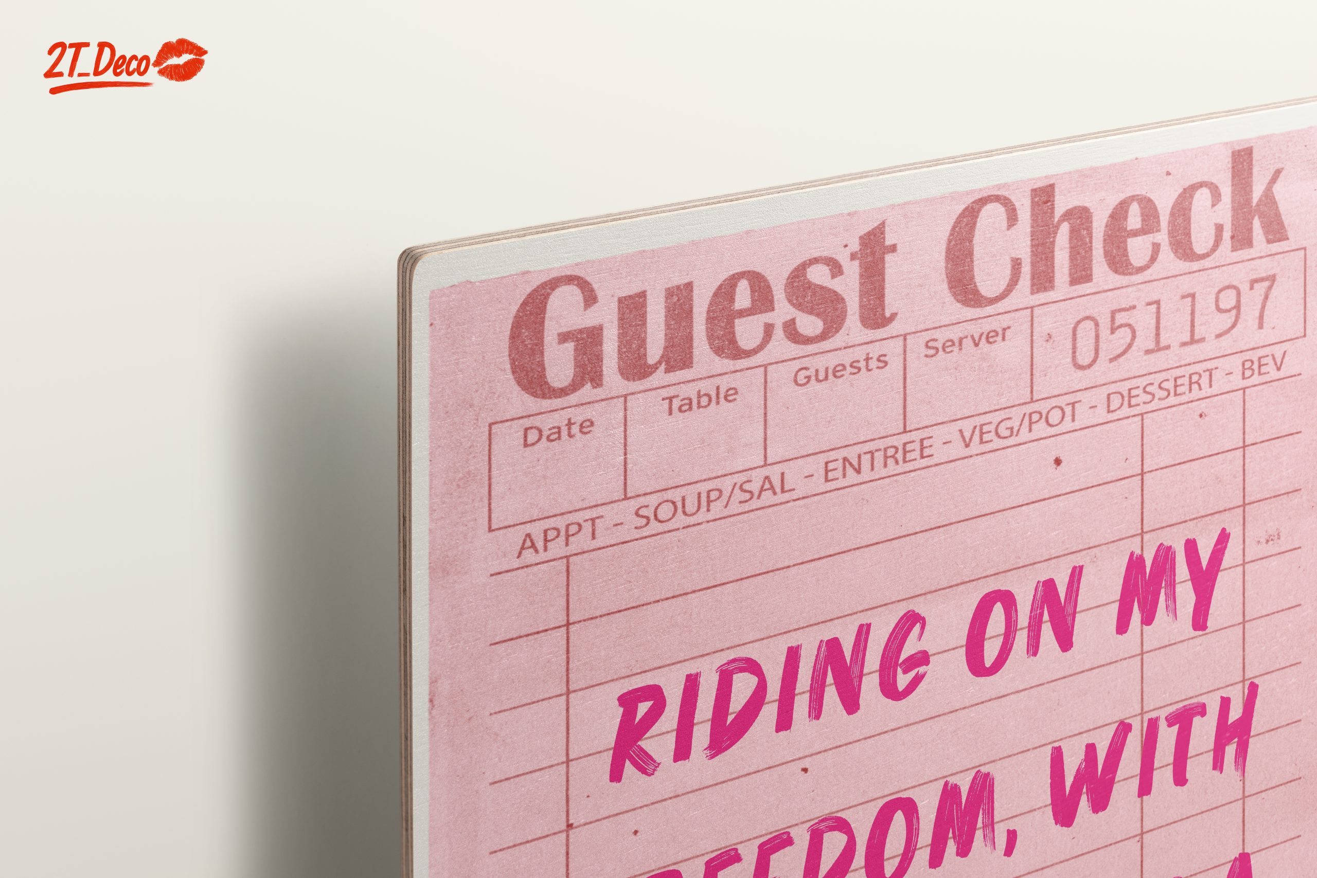 Cowgirl Spirit Guest Check Artwork - Image 15