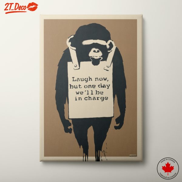 Funny Monkey Art with Provocative Message