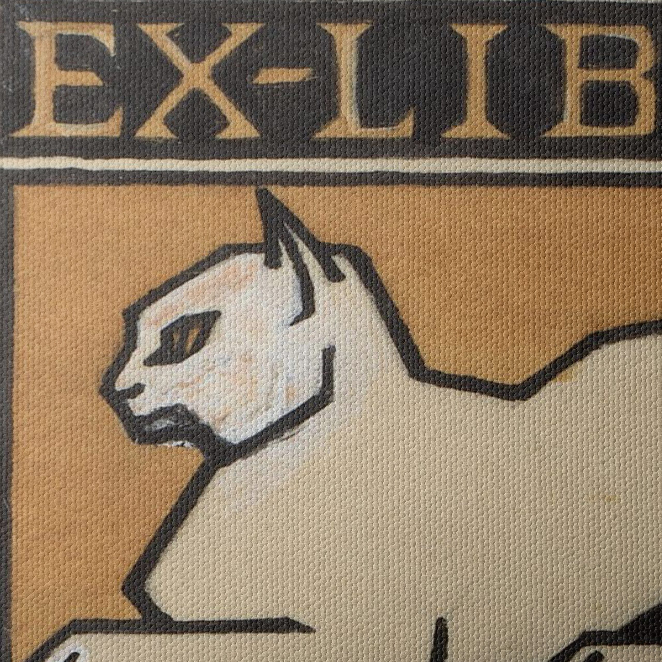 Artistic Cat Illustration Ex Libris - Image 4
