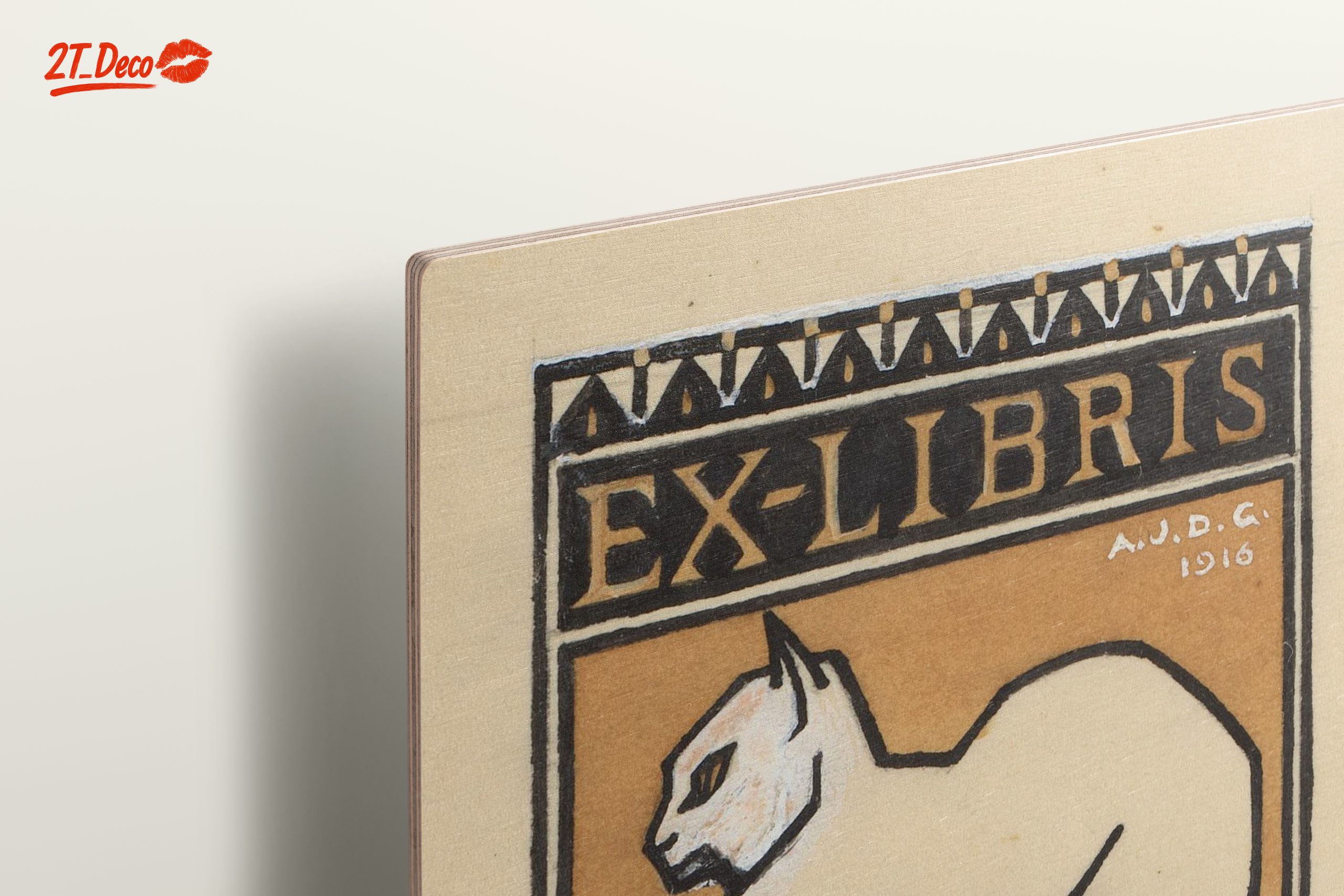 Artistic Cat Illustration Ex Libris - Image 15