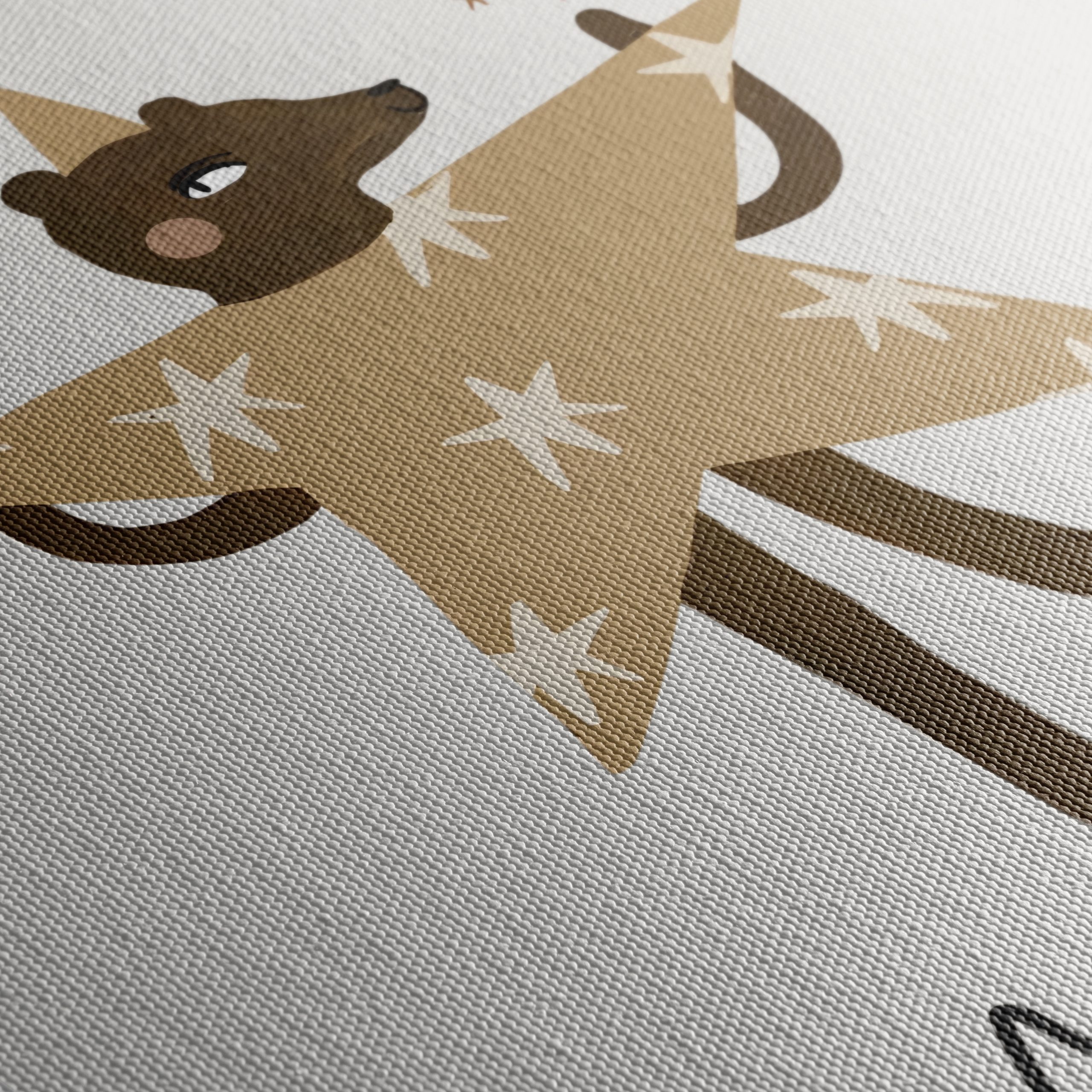 Whimsical Bear Making Magic Art - Image 5